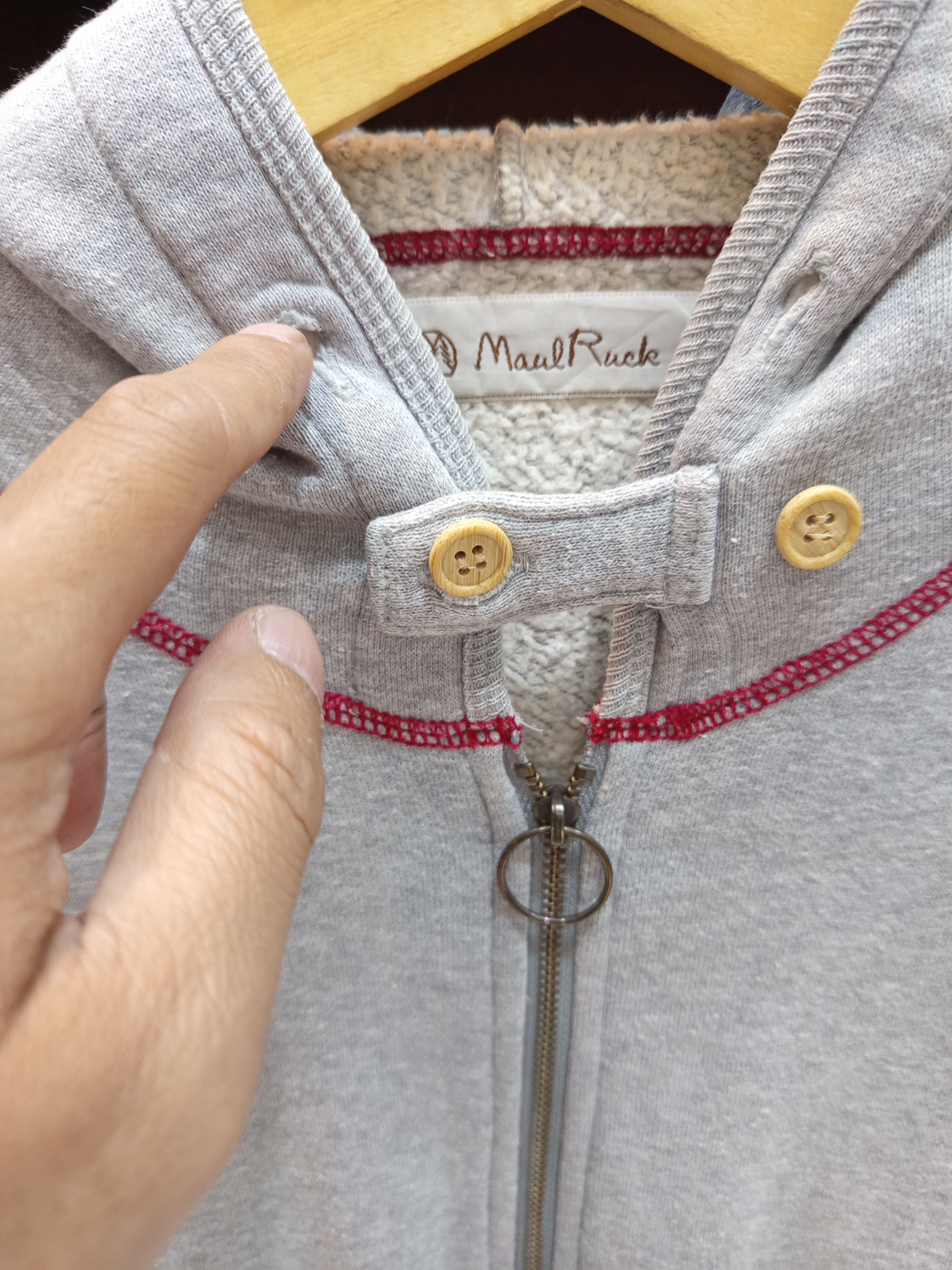Japanese Brand Vintage Maul Ruck Zip Hoodie Made in Japan Size US XL / EU 56 / 4 - 9 Thumbnail