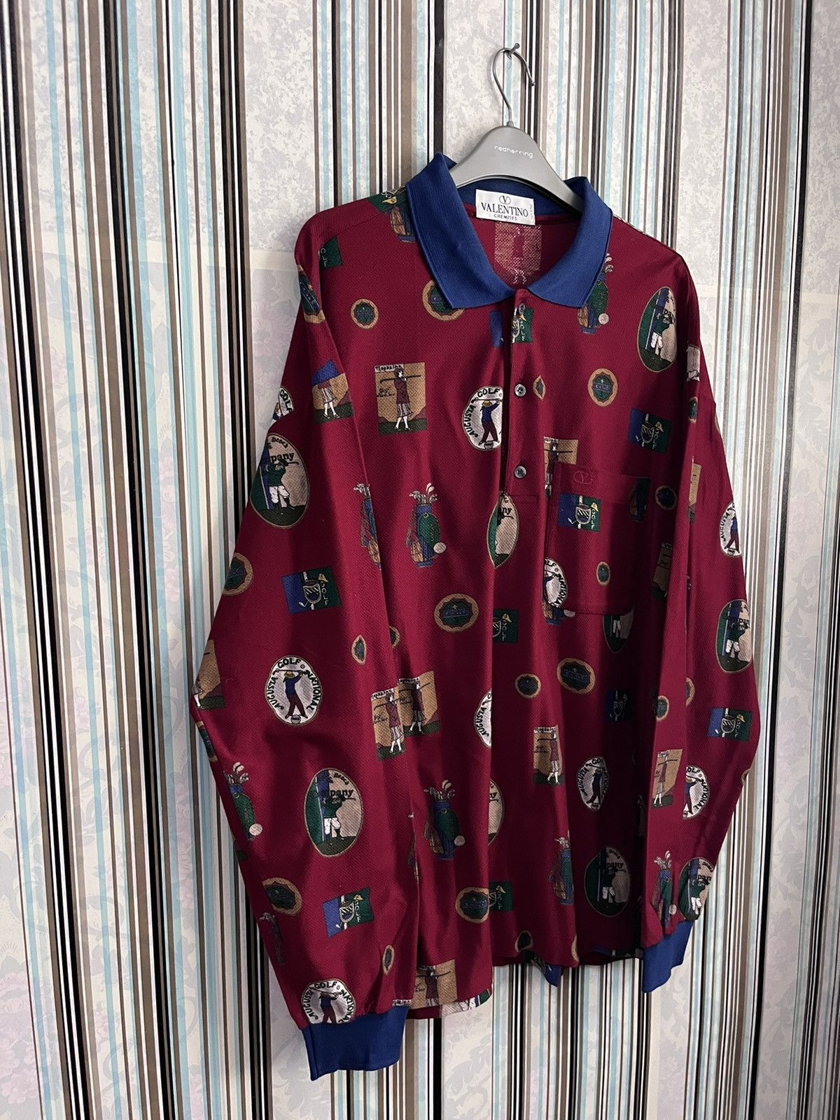 Valentino Allover poster printed #F5 Size US L / EU 52-54 / 3 - 5 Thumbnail