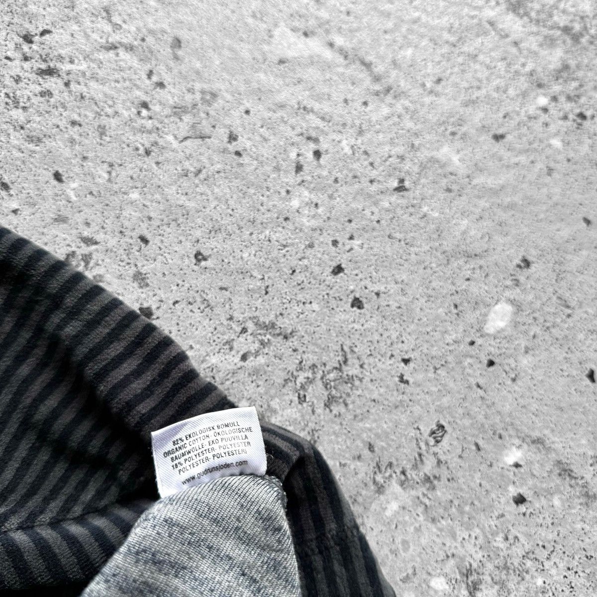 Gudrun Sjoden Gudrun Sjoden Striped 3/4 Sleeve Tunic Top Shirt Grey Black Size L / US 10 / IT 46 - 6 Thumbnail