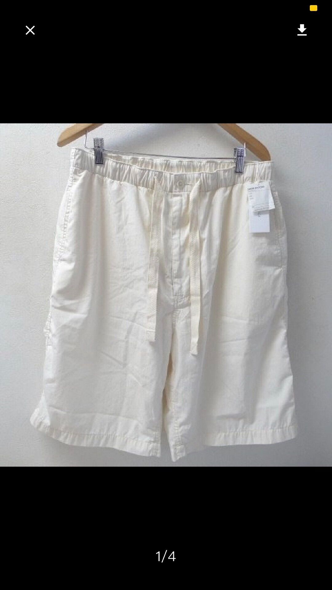 Nanamica Nanamica Easy Shorts in Ecru Size US 34 / EU 50 - 1 Thumbnail