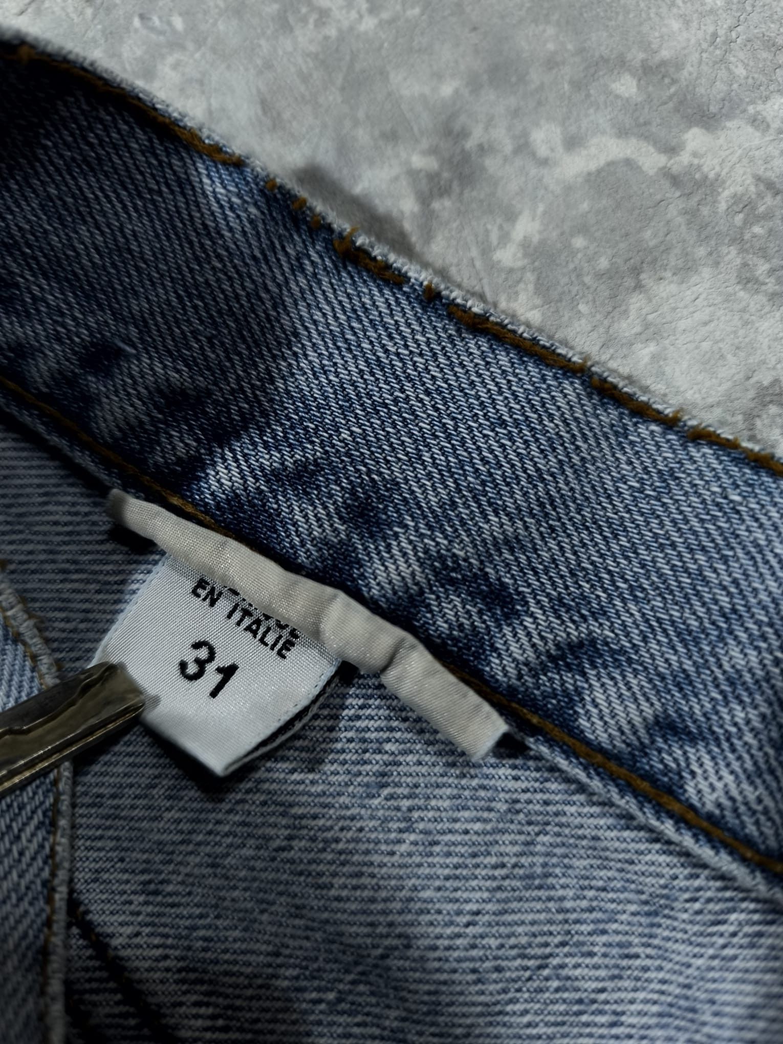 Vintage Vintage 90s Replay Italy Baby Blue Distressed Faded Jeans Size US 31 - 6 Thumbnail