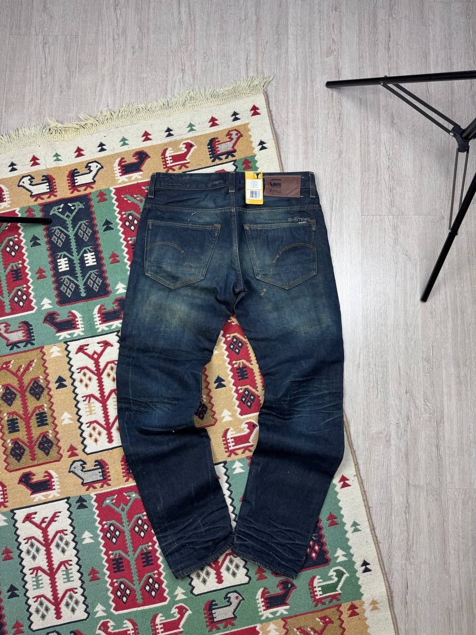 G-Star × Japanese Brand NEW!!! G Star 3301 Faded Distressed Rare Jeans Size US 33 - 9 Thumbnail