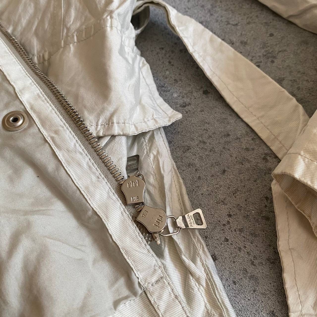 Prada Prada Vintage Nylon Belted Jacket Size S / US 4 / IT 40 - 17 Thumbnail