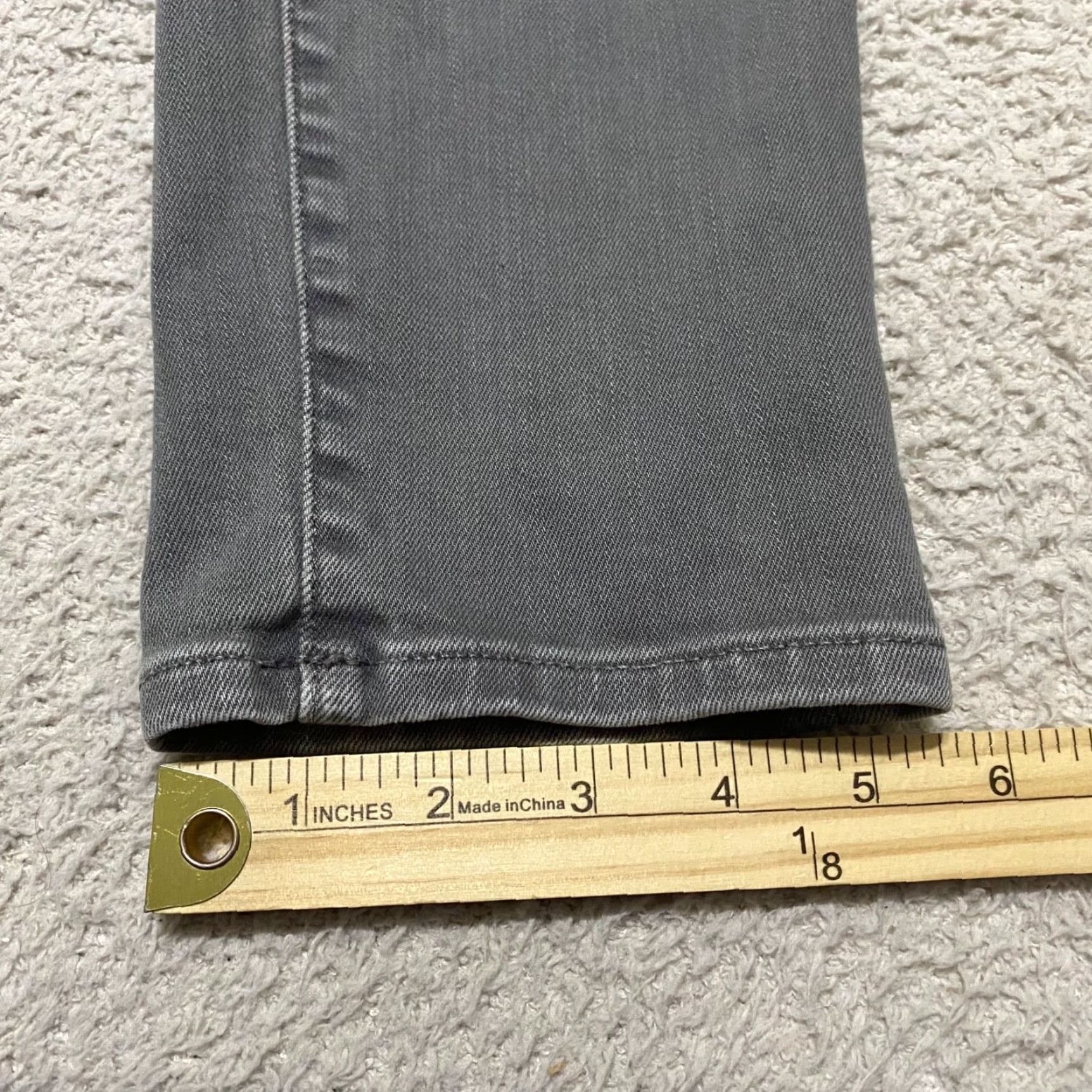American Eagle Outfitters American Eagle Mens Jeans 29x32 Gray Denim Skinny Leg Mid Rise Medium Wash Size US 28 / EU 44 - 2 Thumbnail