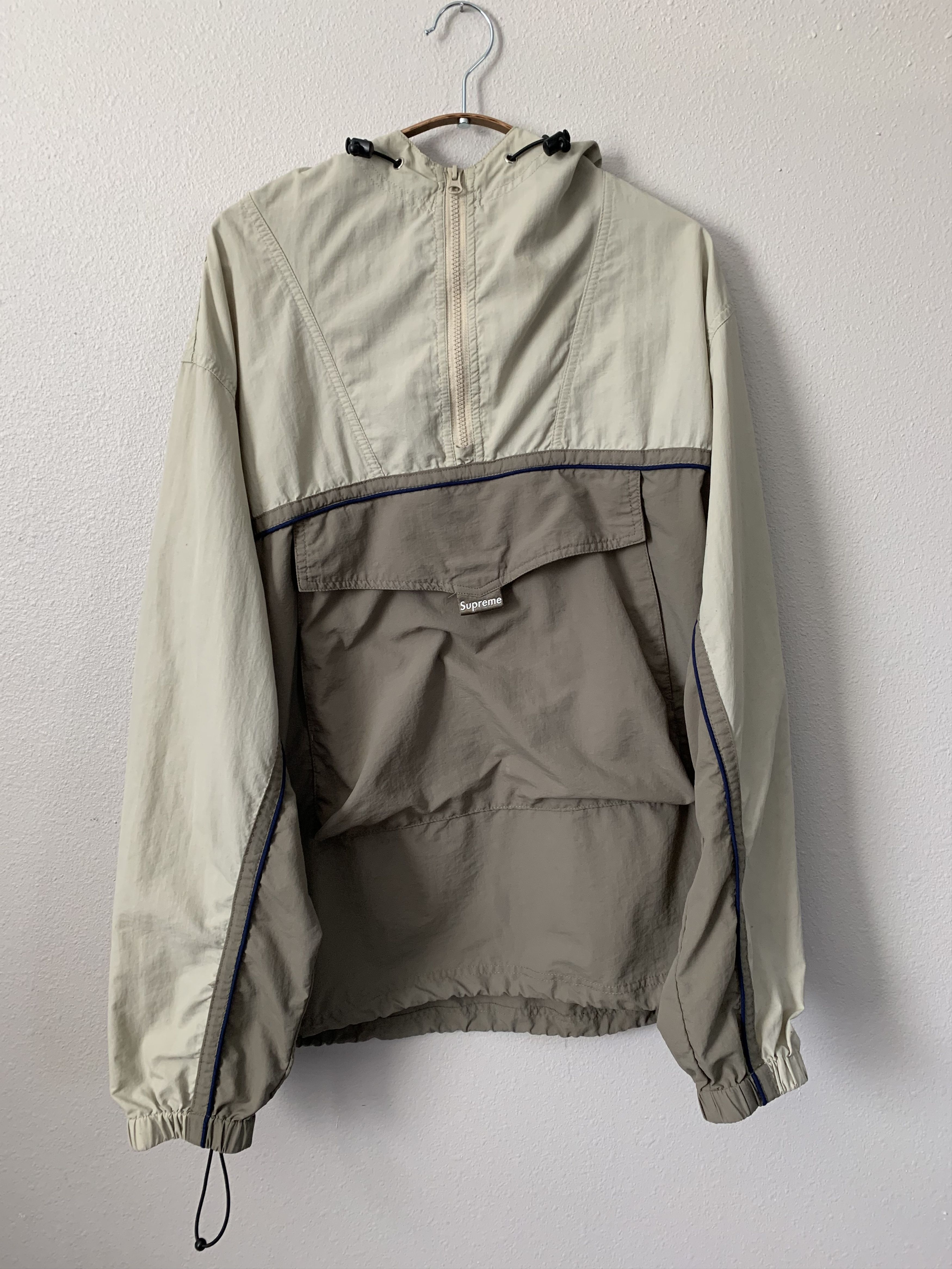 Supreme Split Anorak Light Tan Mサイズ - ナイロンジャケット