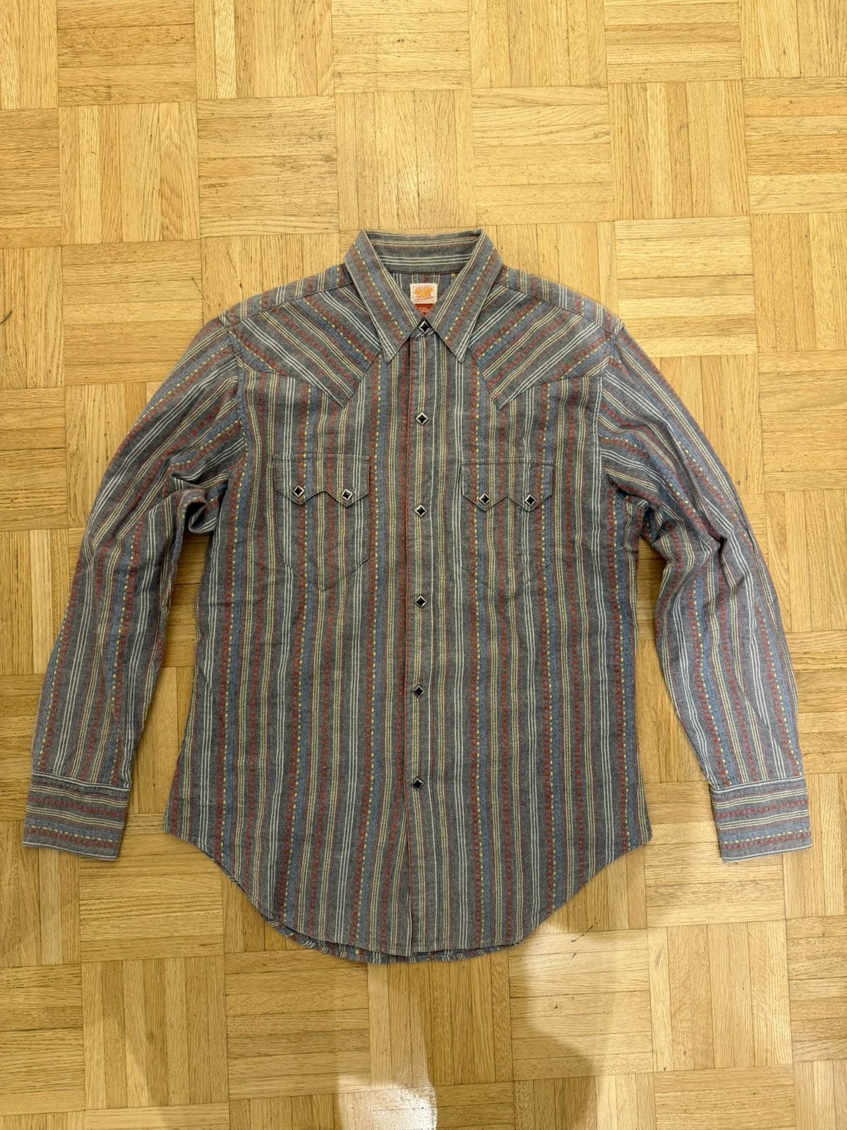 Sugar Cane Western Shirt, Super Rare Size US L / EU 52-54 / 3 - 1 Thumbnail