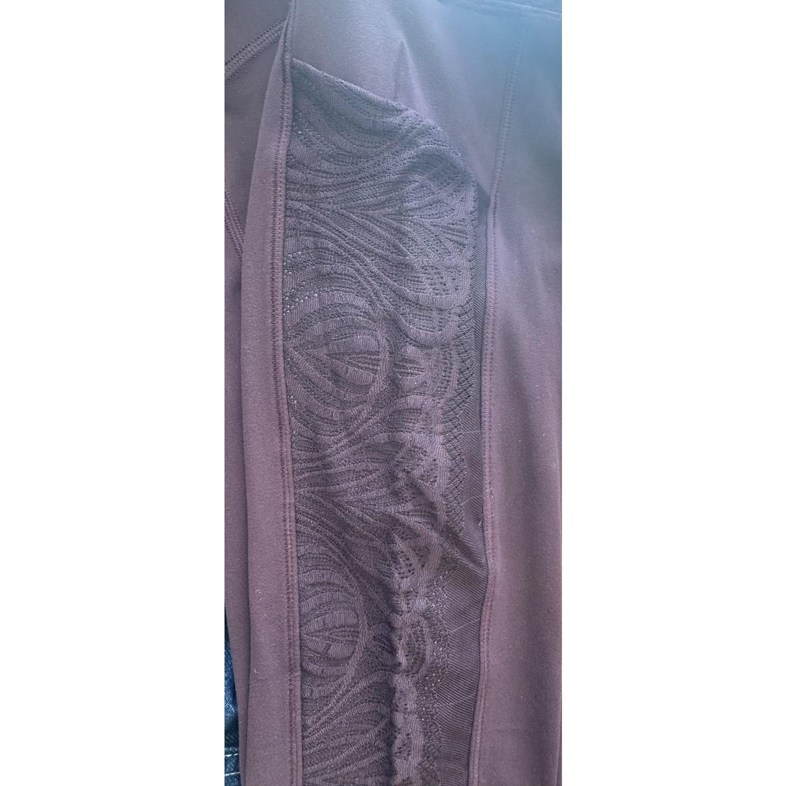 Athleta Athleta Womens XS Purple High Rise Mesh Pocket Leggings Size 27" / US 4 / IT 40 - 5 Thumbnail