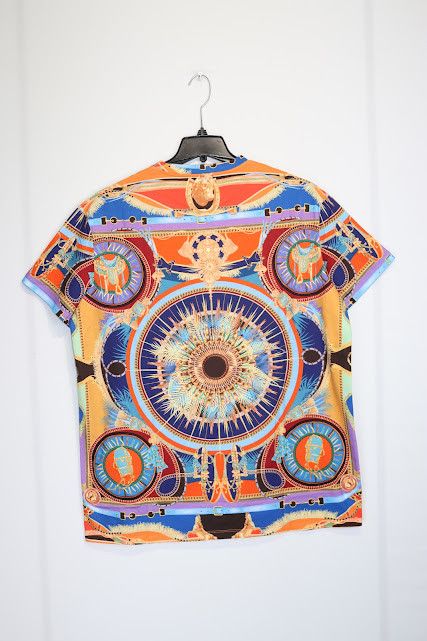 Balmain o1rshd1 Baroque T-Shirt in Multicolor Size US XL / EU 56 / 4 - 6 Thumbnail