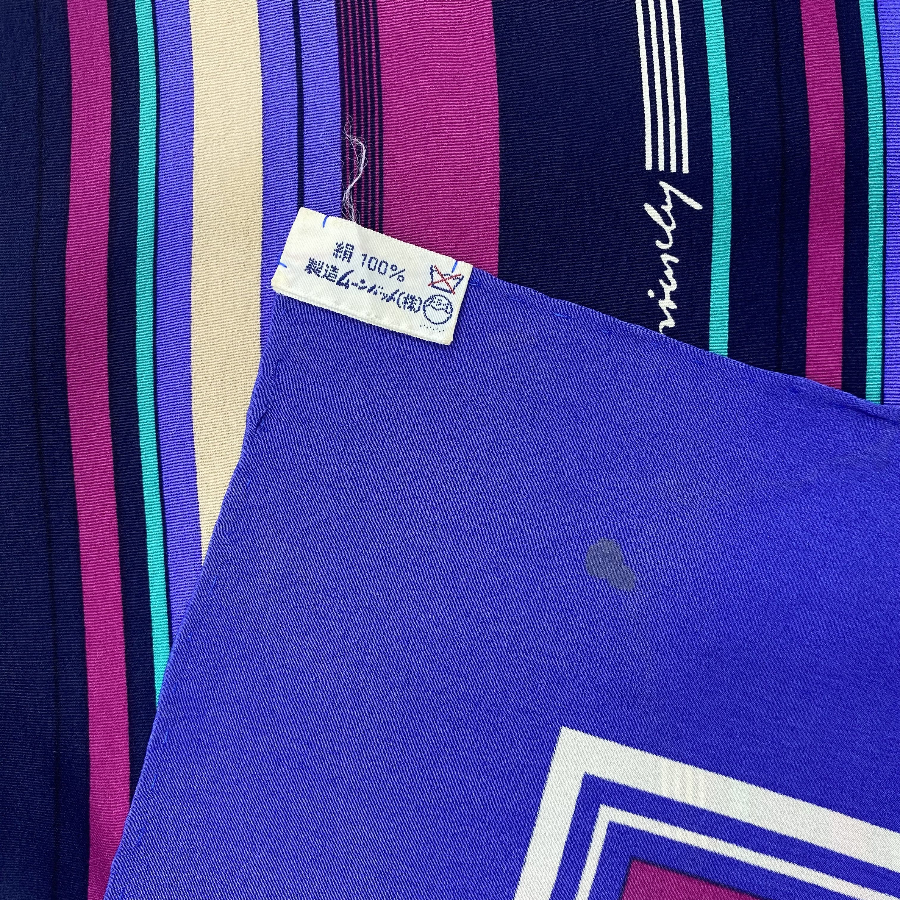 Givenchy Vintage Givenchy SILK Scarf Twill Stole Wraps Scarves Size ONE SIZE - 10 Thumbnail