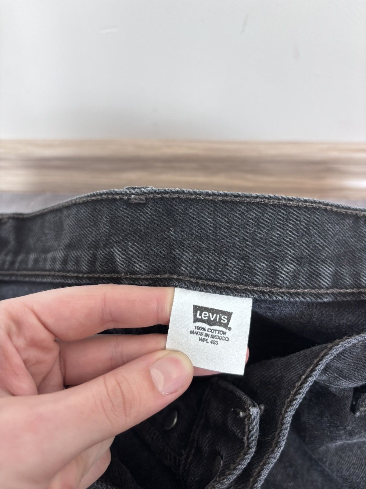 Levi's Vintage Levi’s 501 Paper Tag Black Baggy Denim Baggy Jeans Size US 40 / EU 56 - 17 Thumbnail