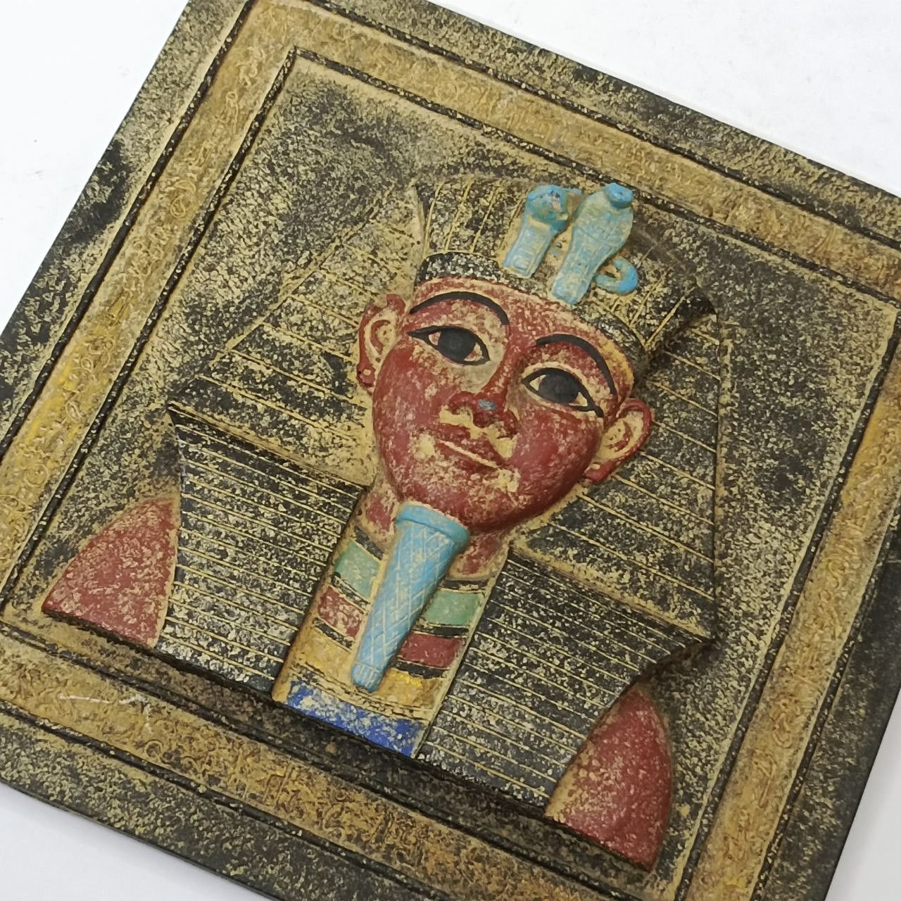 Handmade King Tutankhamun Handmade Ancient Egyptian Wall Decor Size ONE SIZE - 5 Thumbnail