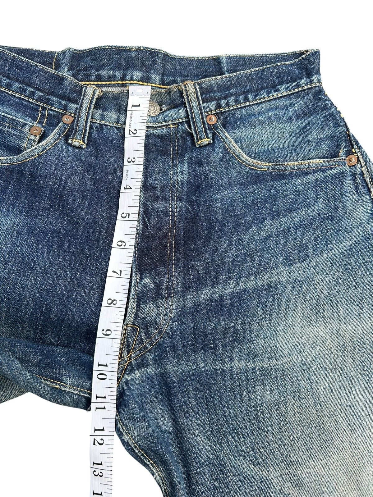 Kapital Vintage Skull Fab Four Selvedge Distressed Denim Jeans Size US 28 / EU 44 - 22 Thumbnail