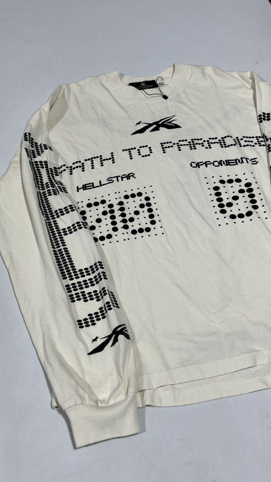 HELLSTAR Hellstar Scoreboard L/S White Tee Size US S / EU 44-46 / 1 - 2 Thumbnail