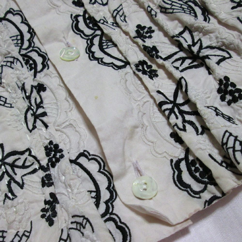Yohji Yamamoto Yohji Yamamoto pour homme ruffle embroidery linen shirt Size US XL / EU 56 / 4 - 4 Thumbnail