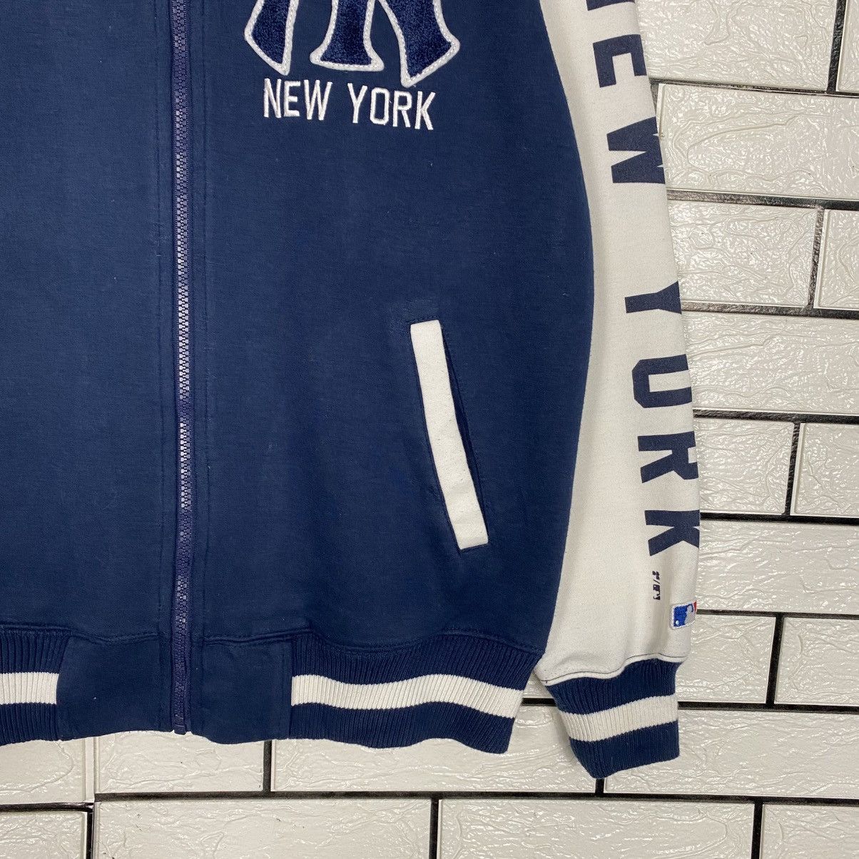 MLB 📌Vintage Bomber Jacket MLB New York NY Yankees Big Logo Size US L / EU 52-54 / 3 - 6 Thumbnail