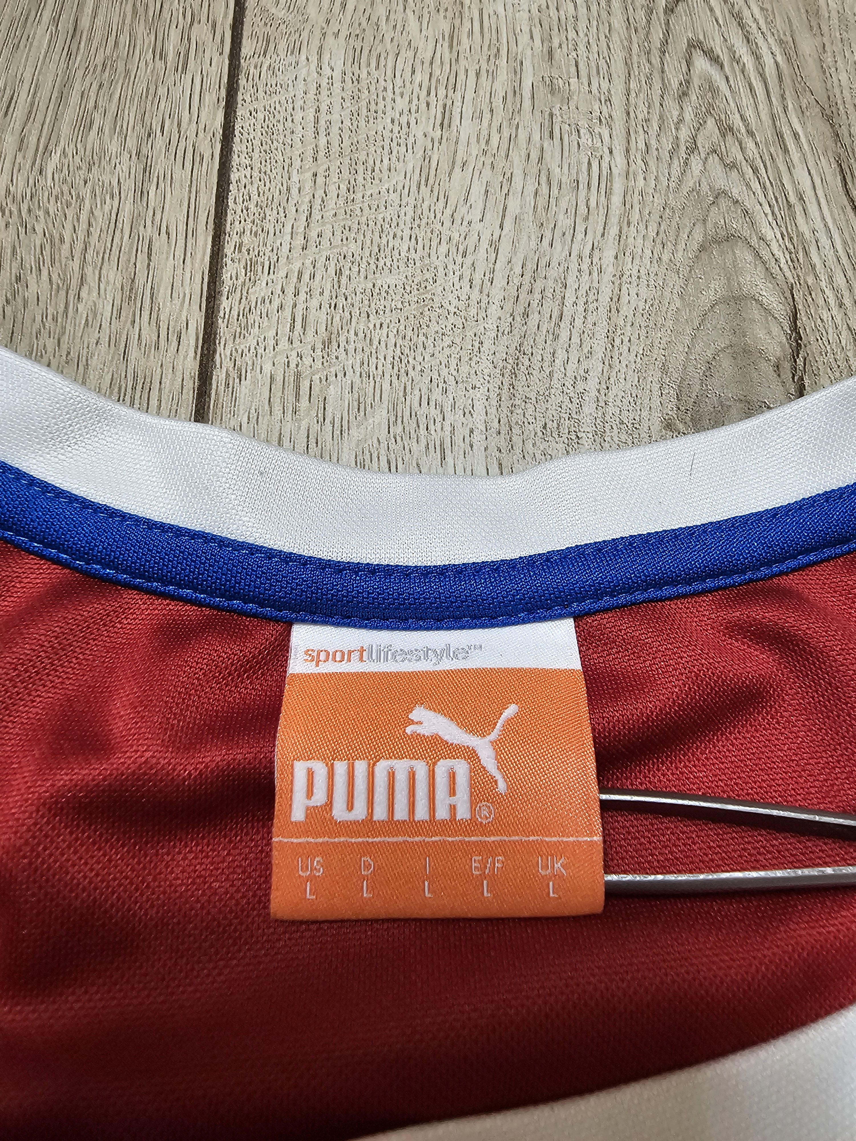 Puma CZECH REPUBLIC 2013 2014 HOME FOOTBALL SHIRT SOCCER JERSEY Size US L / EU 52-54 / 3 - 6 Thumbnail