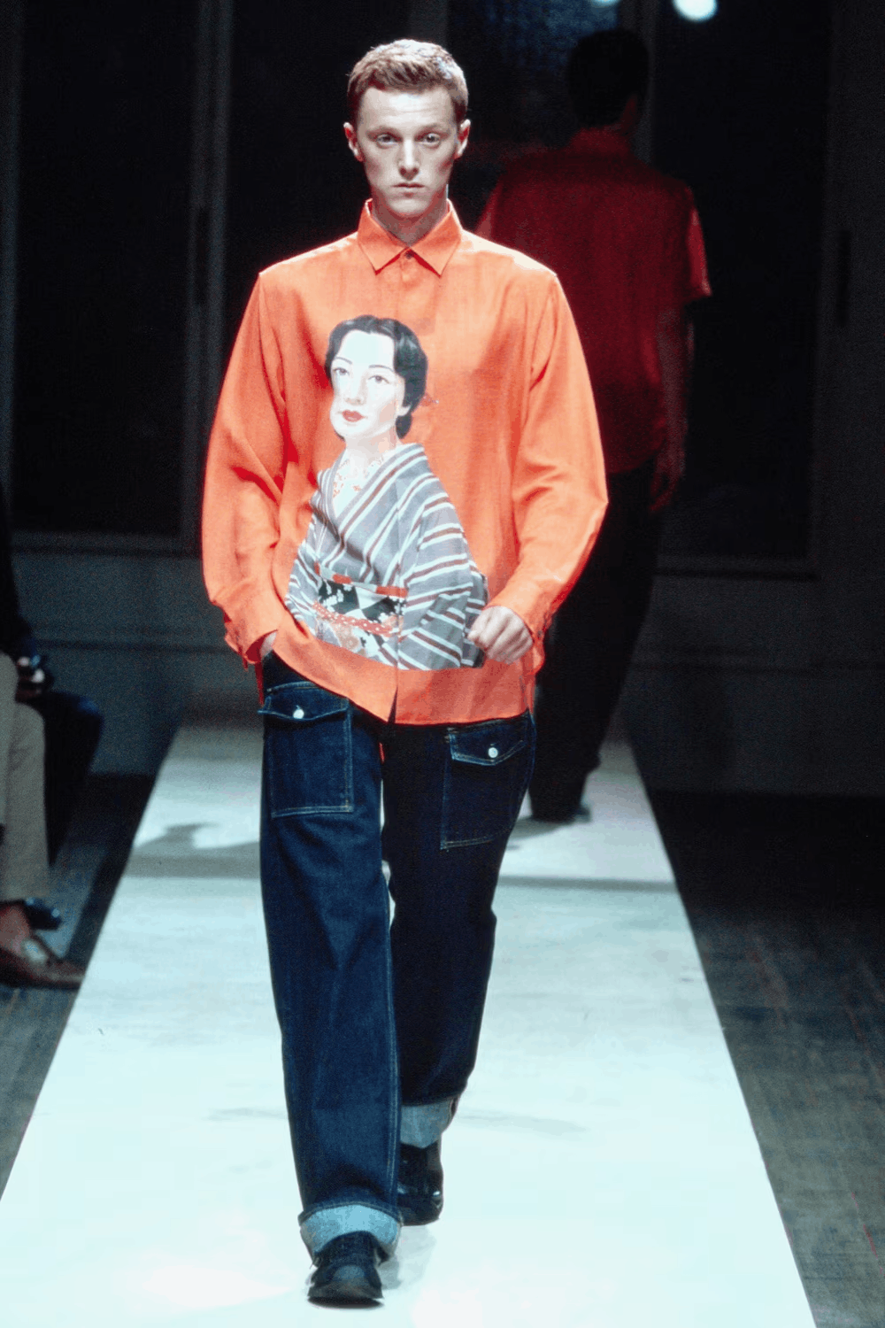 Yohji Yamamoto Yohji Yamamoto Pour Homme SS02 Flowers Printed Shirt Size US L / EU 52-54 / 3 - 5 Thumbnail