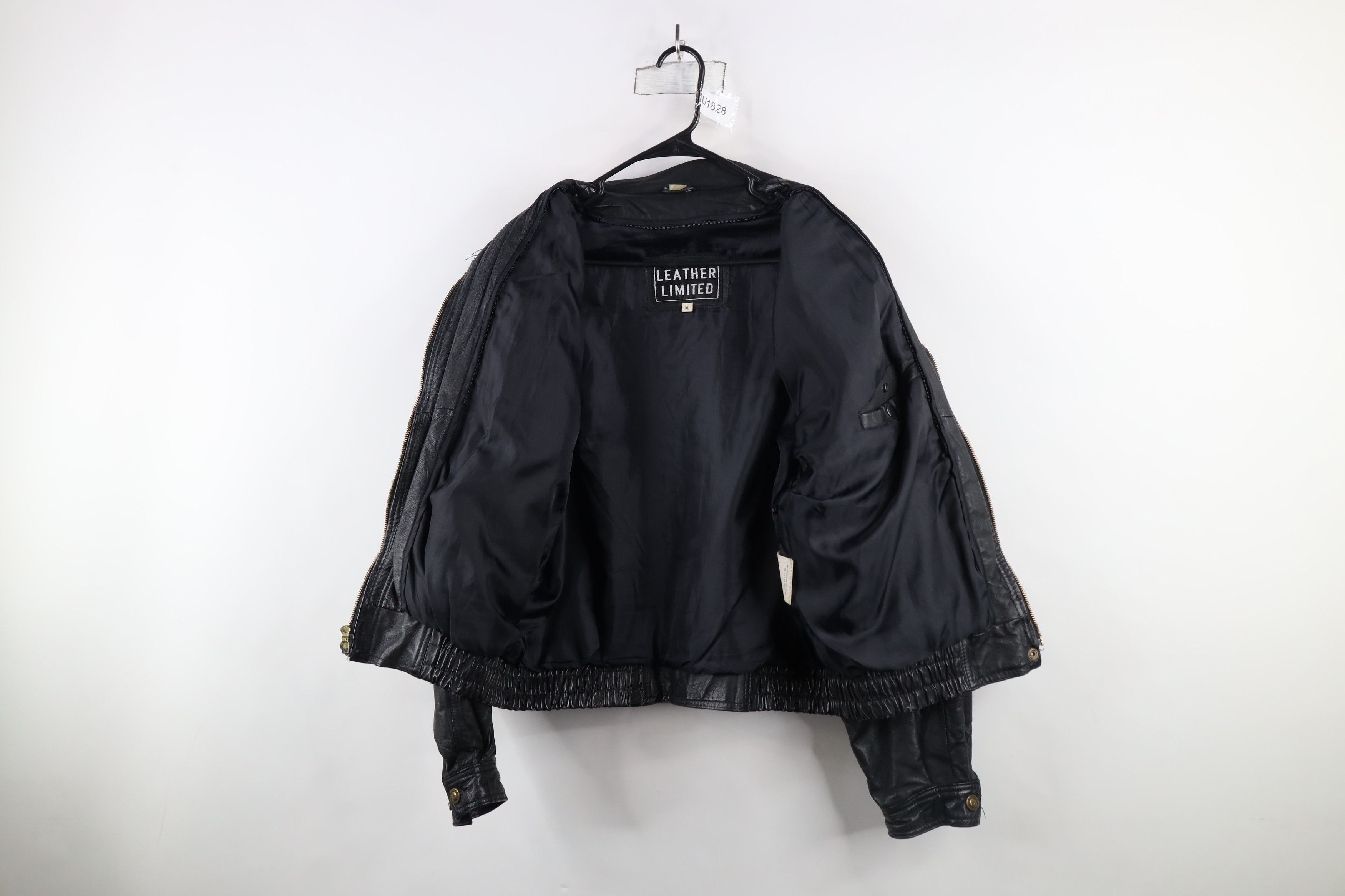 Vintage Vintage 90s Streetwear Cafe Racer Bomber Jacket Black Size US L / EU 52-54 / 3 - 8 Thumbnail