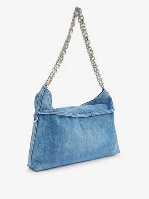 Givenchy o1srvl11e0225 Size: OS/Voyou Denim Shoulder Bag in Blue Size ONE SIZE - 2 Thumbnail