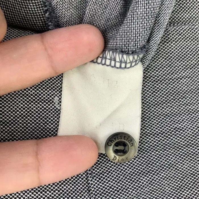 Vintage Vintage 90’ CHRISTIAN DIOR PARIS CD Pocket Polo Tee Shirt Size L / US 10 / IT 46 - 7 Thumbnail