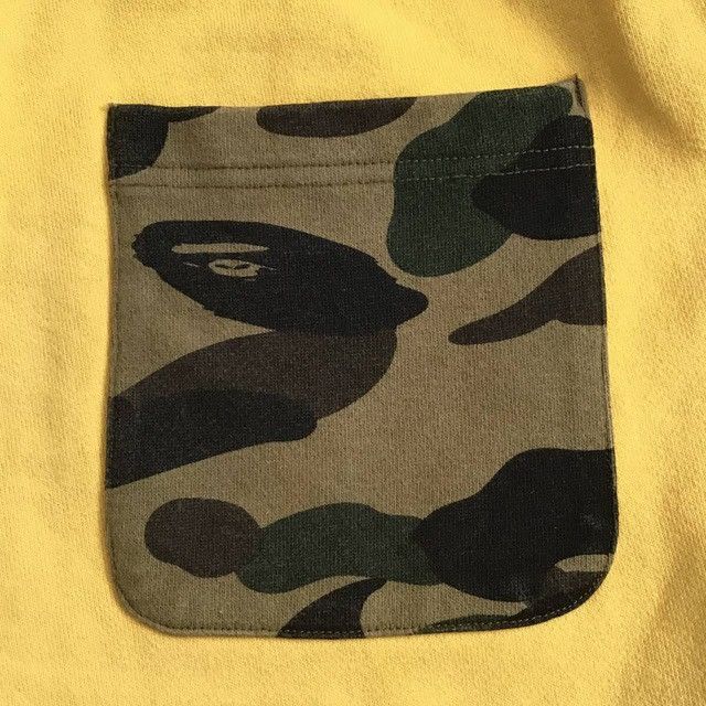 Bape BAPE camo Shark sweat pants yellow a bathing ape ★size L Size US 34 / EU 50 - 5 Thumbnail