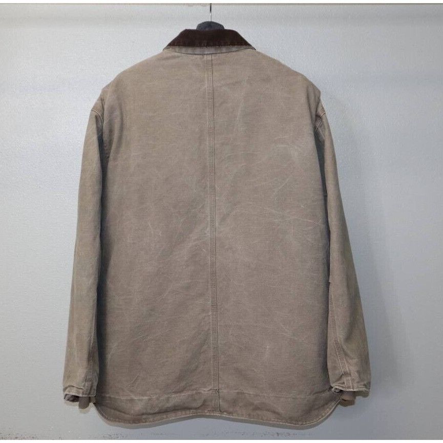 Carhartt Vtg Carhartt Sherpa Lined Jacket C01 MUS Mushroom Size 2XL Size US XXL / EU 58 / 5 - 2 Thumbnail
