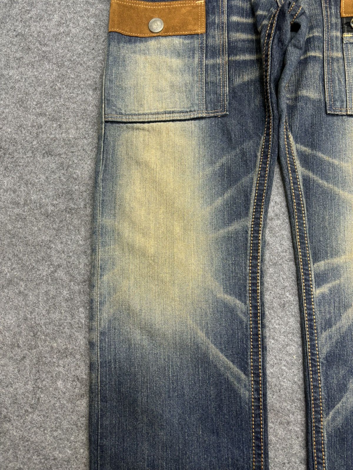 Edwin 💥Bush Denim💥Sick 90s Style Rust Wash Edwin Bush Denim F520 Size US 31 - 6 Thumbnail