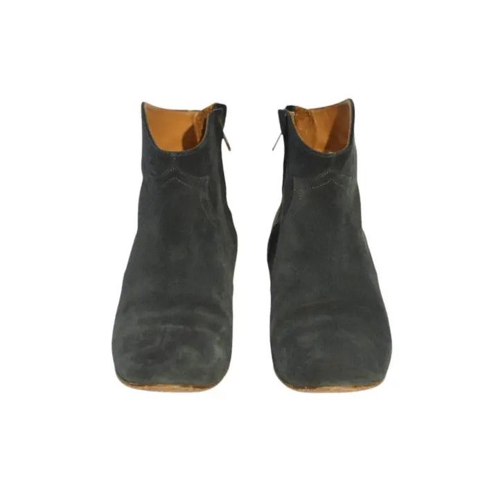 Isabel Marant Isabel Marant Etoile Blue Suede Ankle Boot Size US 7 / IT 37 - 2 Thumbnail