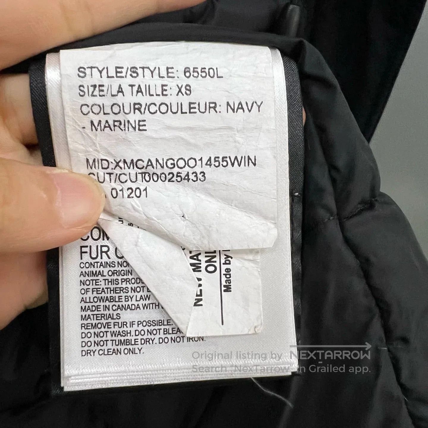 Canada Goose Canada Goose Solid Logo Embroidered Down Jacket XS. Size XS / US 0-2 / IT 36-38 - 4 Thumbnail