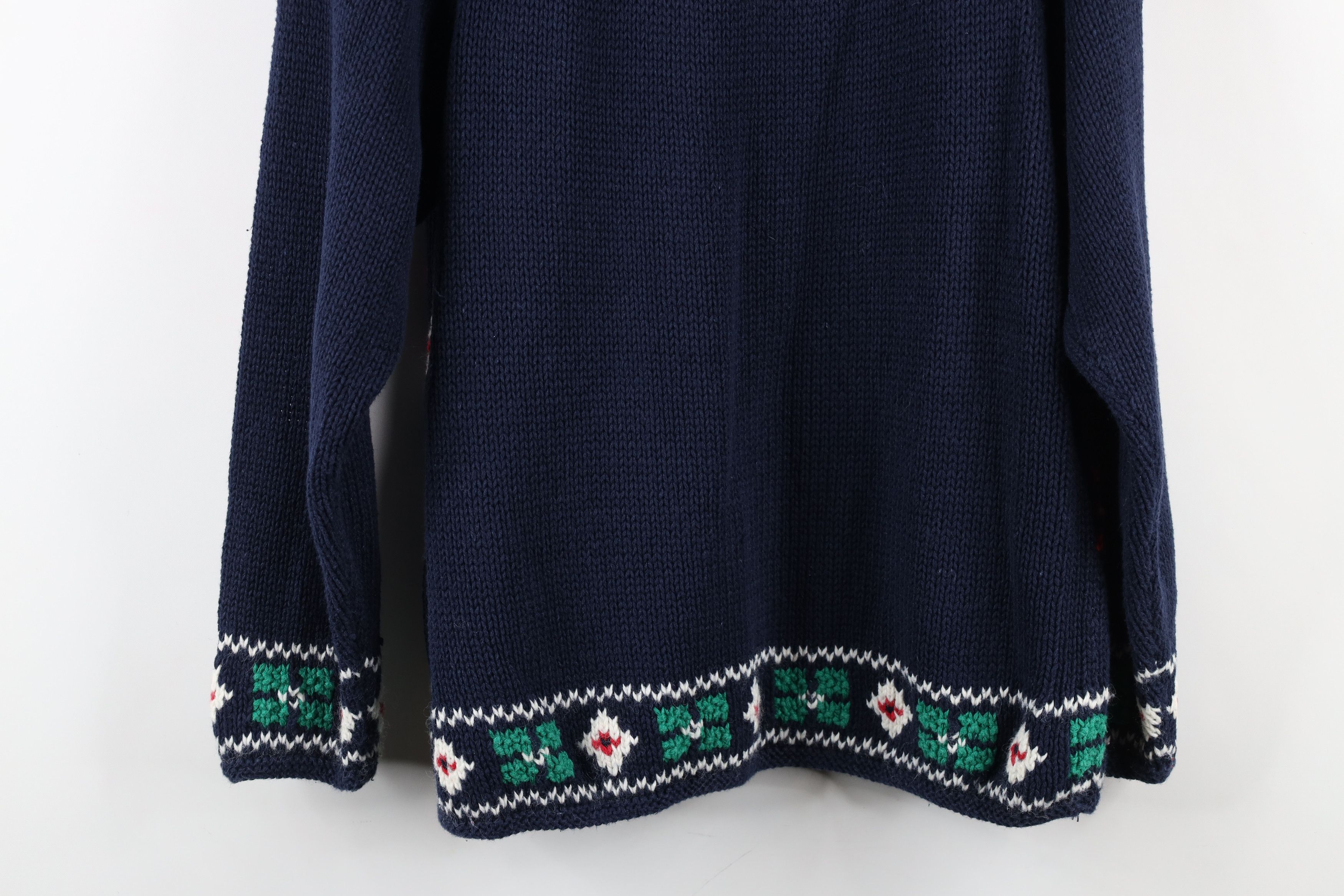 Vintage Vintage 90s Streetwear Snowflake Skiing Marled Sweater Size S / US 4 / IT 40 - 10 Thumbnail