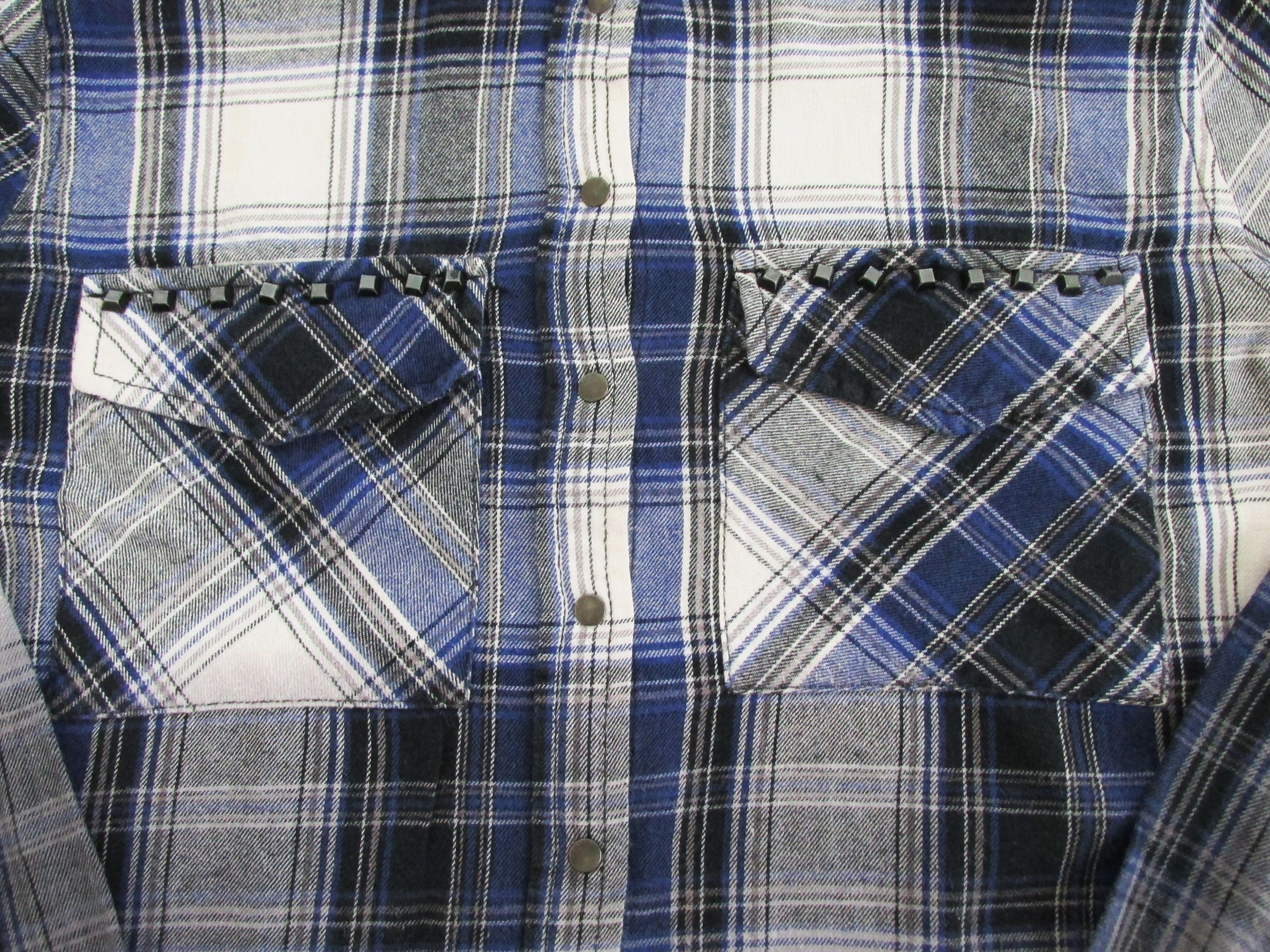 Garage Garagw Women's Ombre Flannel Shirt Size Small (Junior) Size S / US 4 / IT 40 - 3 Thumbnail