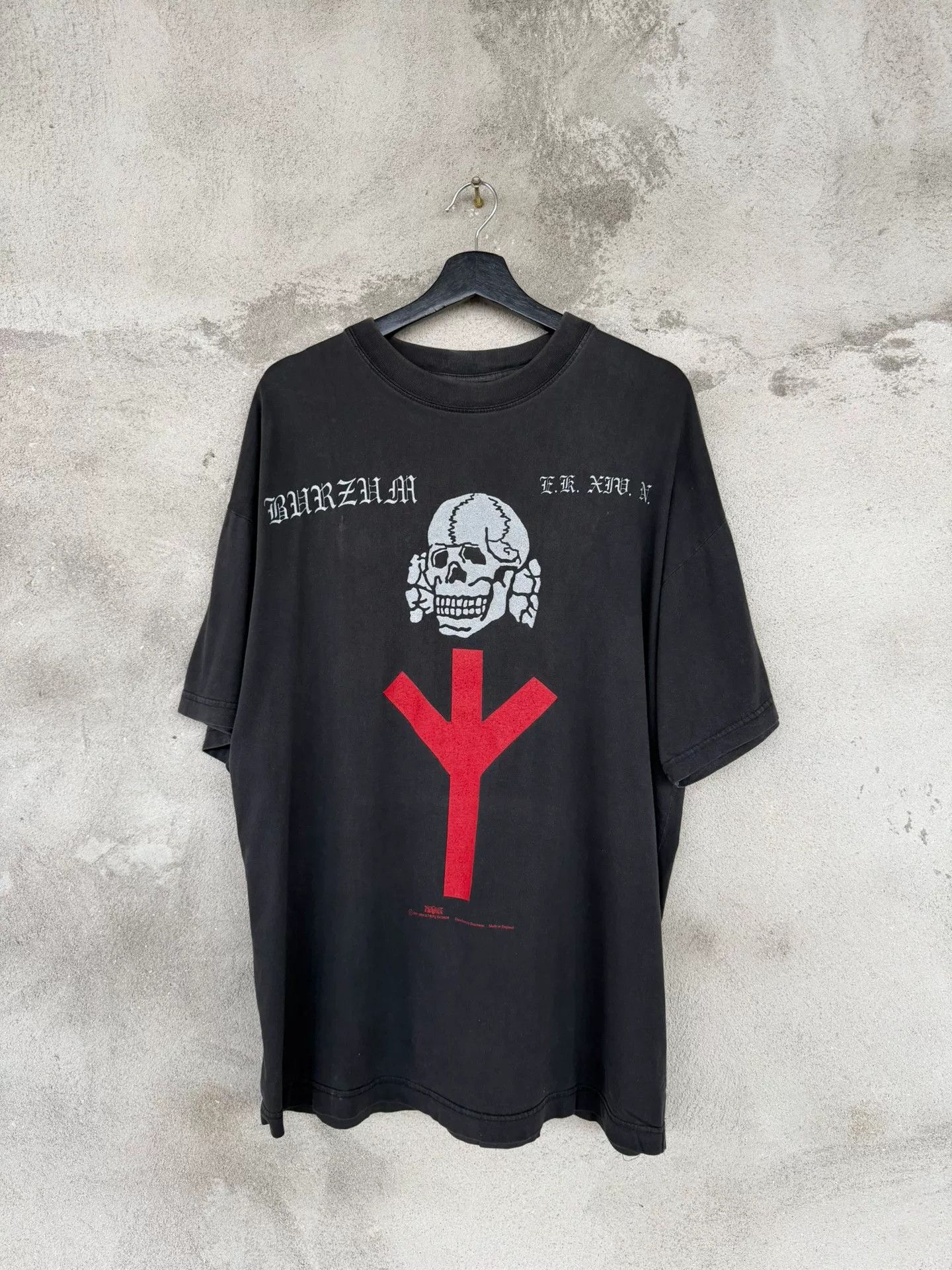 Vintage Vintage 90s Burzum Black Metal Tee Size US M / EU 48-50 / 2 - 1 Thumbnail