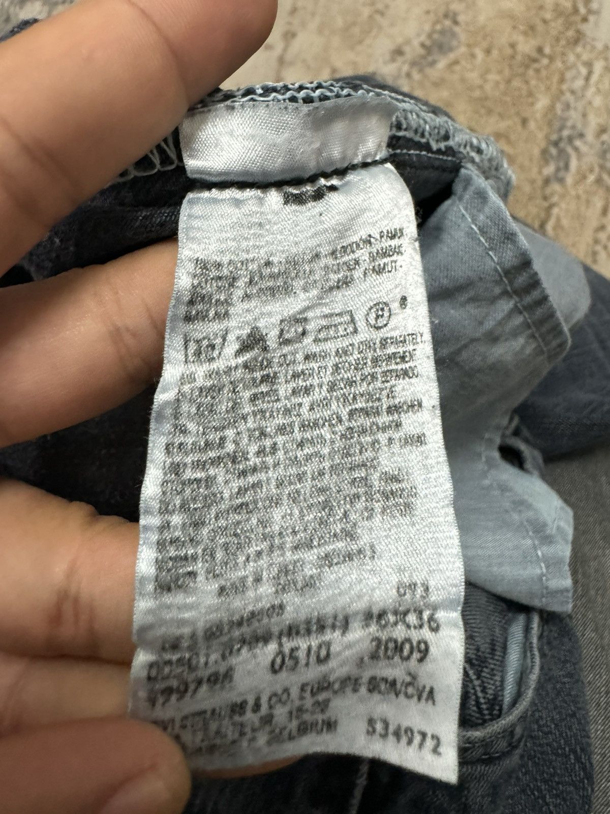 Levi's × Levi's Vintage Clothing × Vintage Vintage Levi’s 501 Distressed Blue Denim Jeans 34x35 Size US 34 / EU 50 - 12 Thumbnail