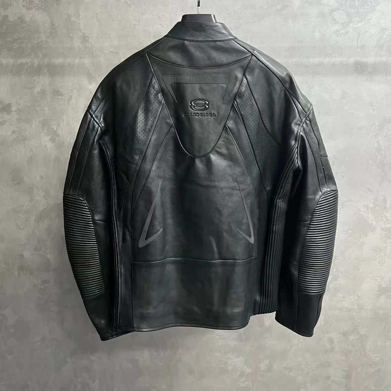 Balenciaga Balenciaga Black Solid Glossy Long Sleeve Loose Jacket with Size US XS / EU 42 / 0 - 2 Thumbnail