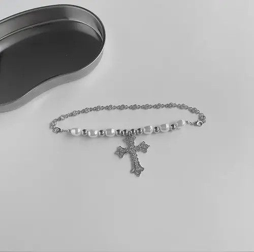 VIBE Cross Goth Necklace Chain Size ONE SIZE - 6 Thumbnail