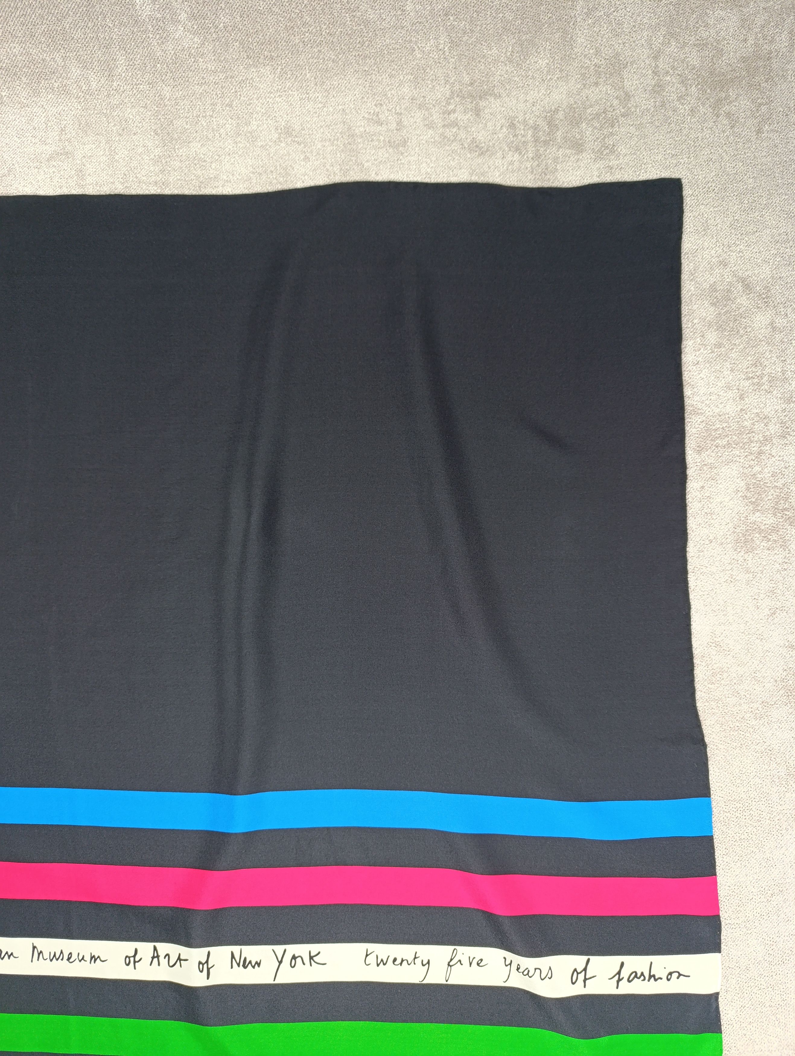 Yves Saint Laurent Yves Saint Laurent Silk Scarf – Metropolitan Museum of Art Size ONE SIZE - 6 Thumbnail