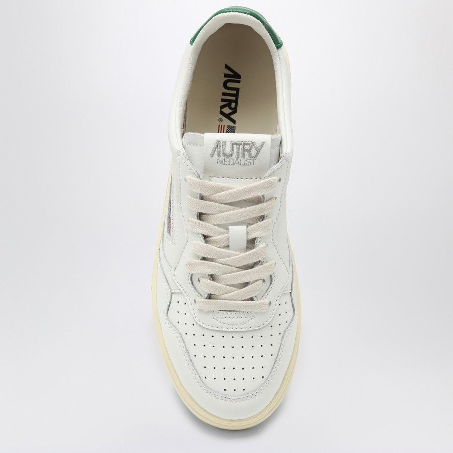 AUTRY o1d2blof0824 Low-Top Trainers in White & Green Size US 10 / IT 40 - 3 Thumbnail