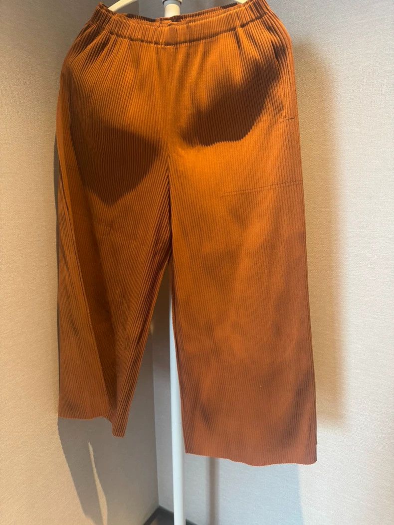 Issey Miyake issey miyake size:M Brown casual pants 2506-Nextarrow Size US 26 / EU 42 - 1 Thumbnail