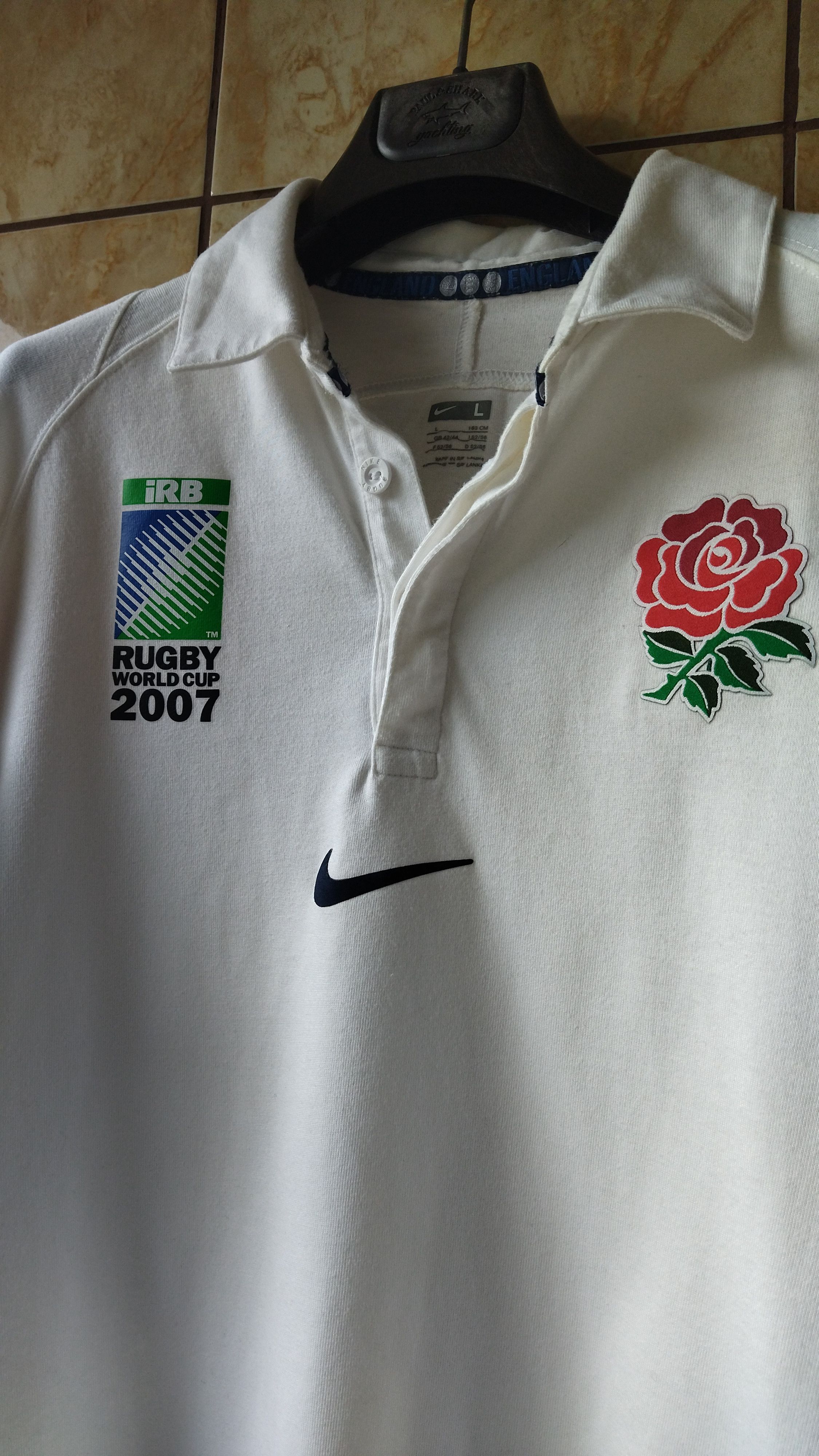 Nike Vintage 2007 Nike England polo Size US L / EU 52-54 / 3 - 2 Thumbnail