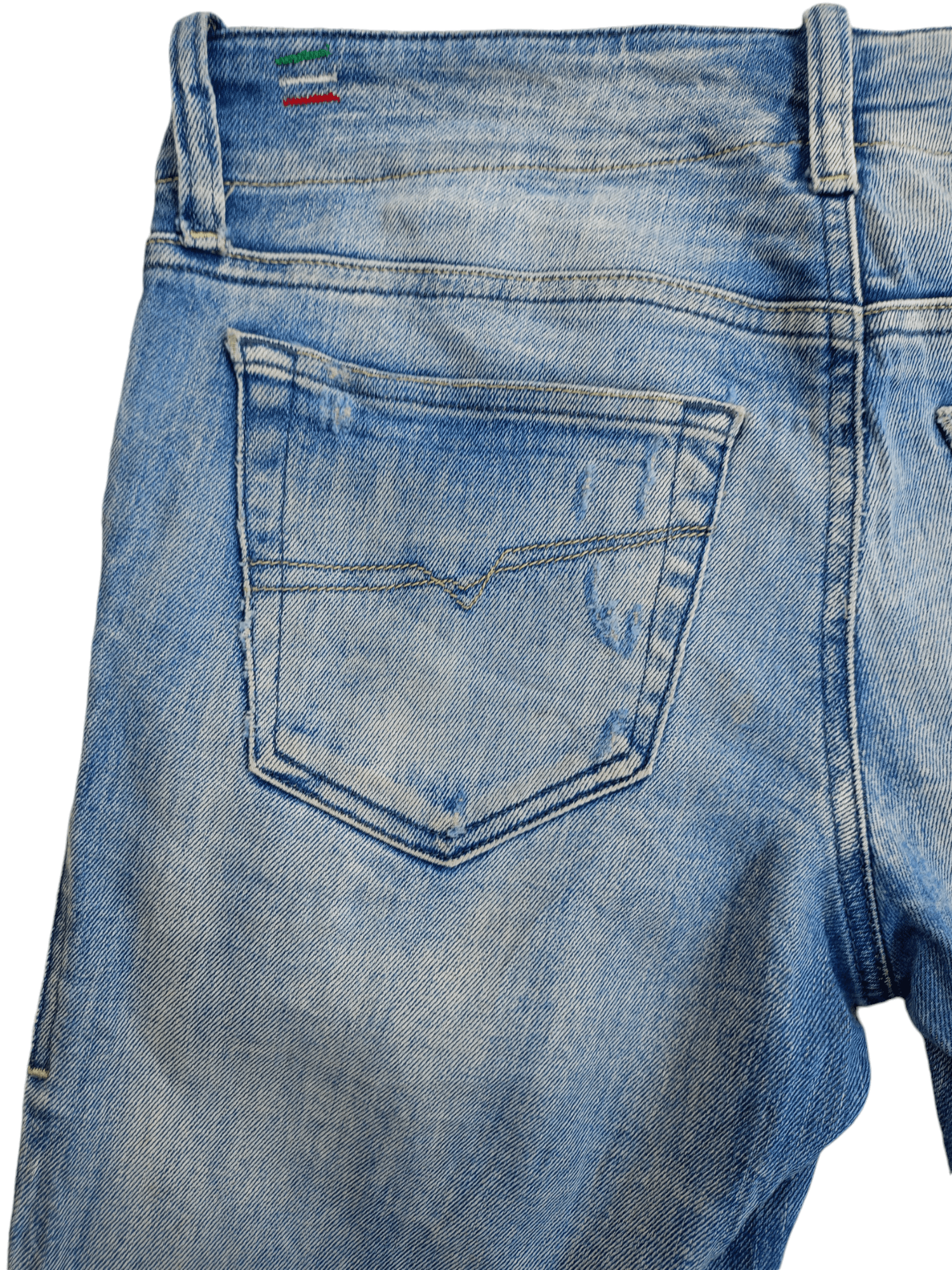 Diesel × Vintage DIESEL Grupee Cropped Super Slim Skinny Streetwear Denim Size 27" / US 4 / IT 40 - 23 Thumbnail