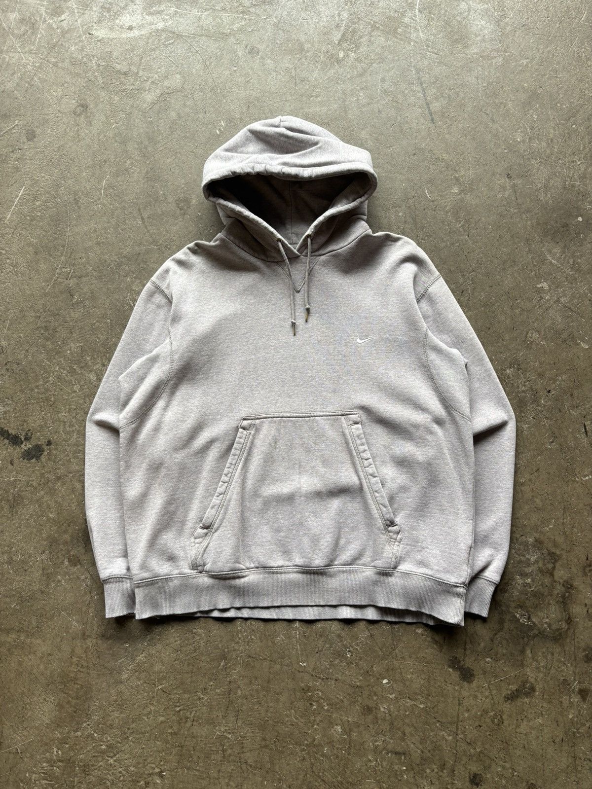 Nike Y2k Nike Gray Thick Hoodie Size US XL / EU 56 / 4 - 1 Thumbnail