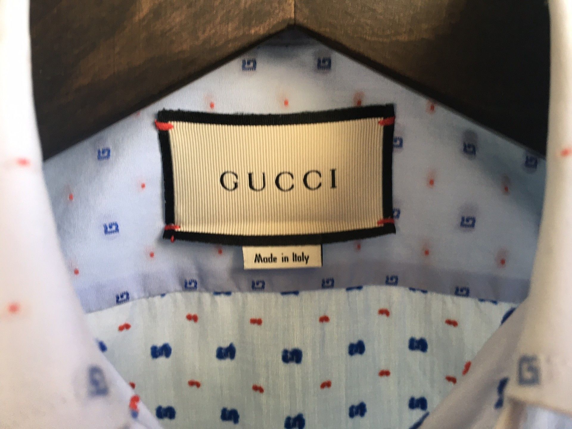 Gucci shirt size sale 38/15