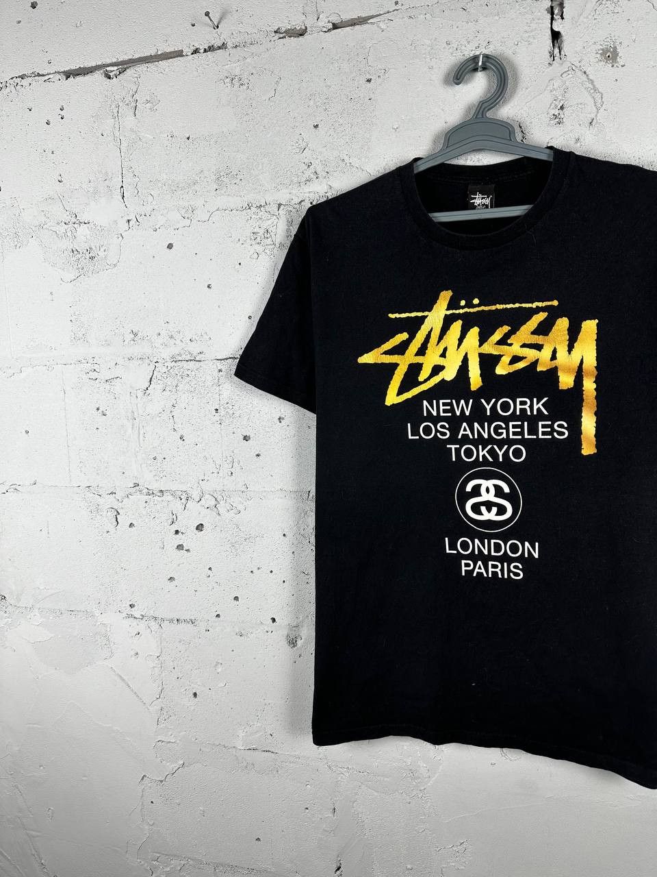 Stussy VINTAGE STUSSY Doble Big Logo T-SHIRT Black Size US L / EU 52-54 / 3 - 2 Thumbnail