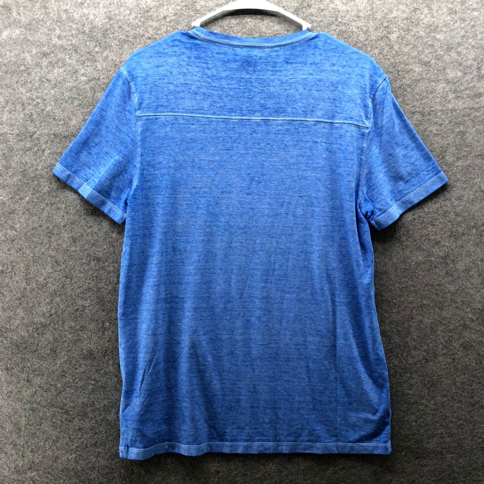 Gap Gap Short Sleeve T Shirt Mens M Blue Garment Dyed Lightweight Crew Neck Washed Jersey Cotton Polyester Size US M / EU 48-50 / 2 - 2 Thumbnail