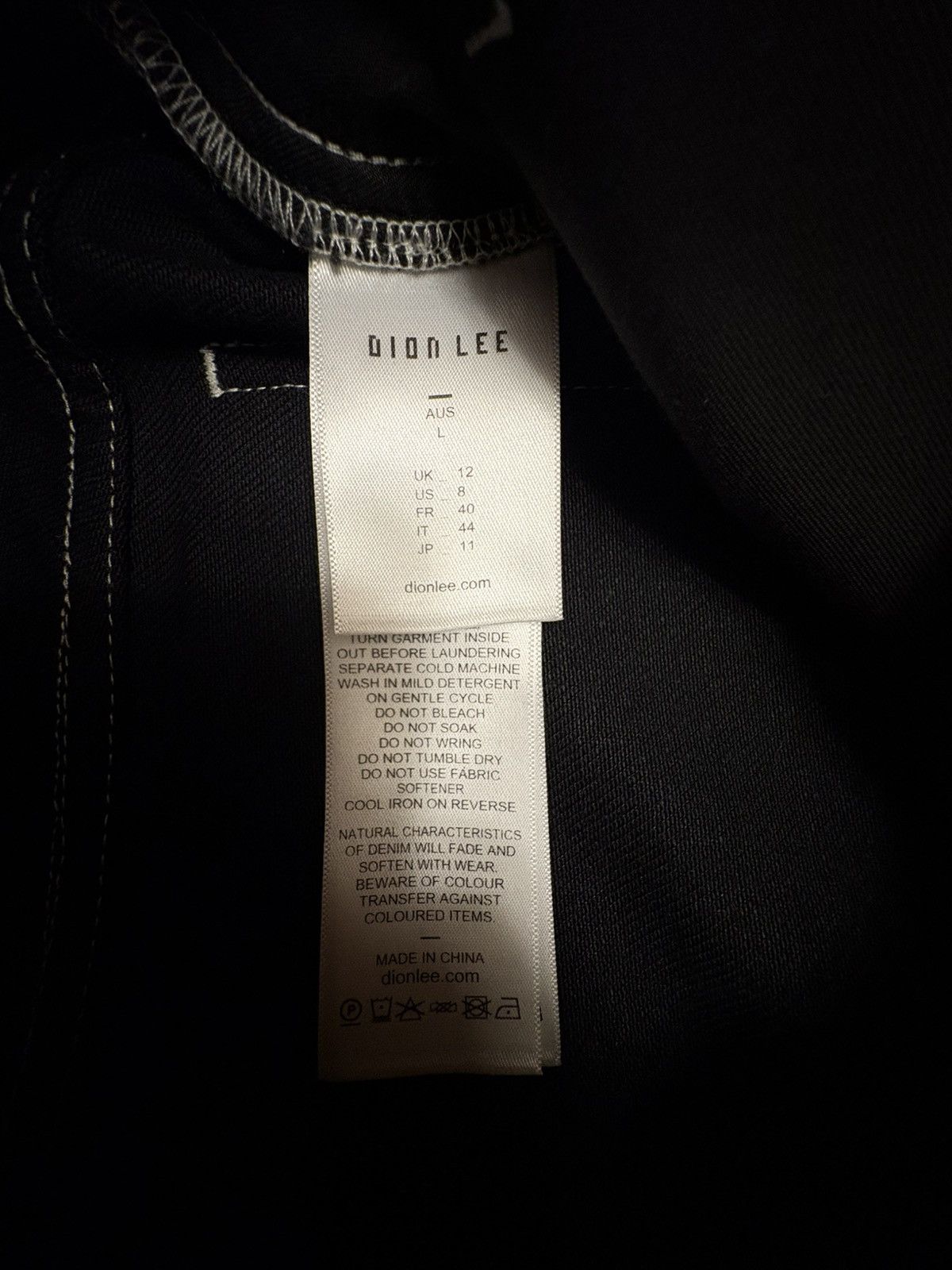 Dion Lee Dion Lee Flair Denim with white accent stitching Size US 35 - 5 Thumbnail
