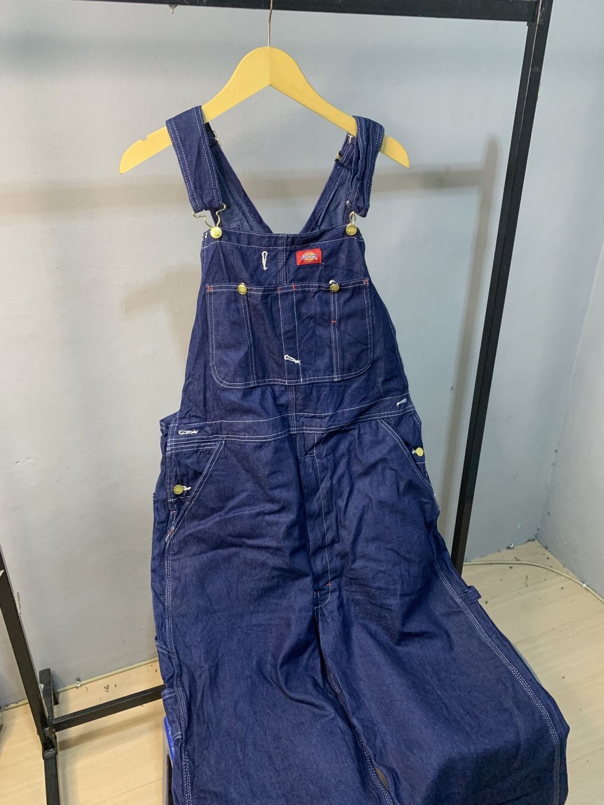 Dickies Dickies Overall Jumpsuits Indigo Denim Size US 37 - 2 Thumbnail