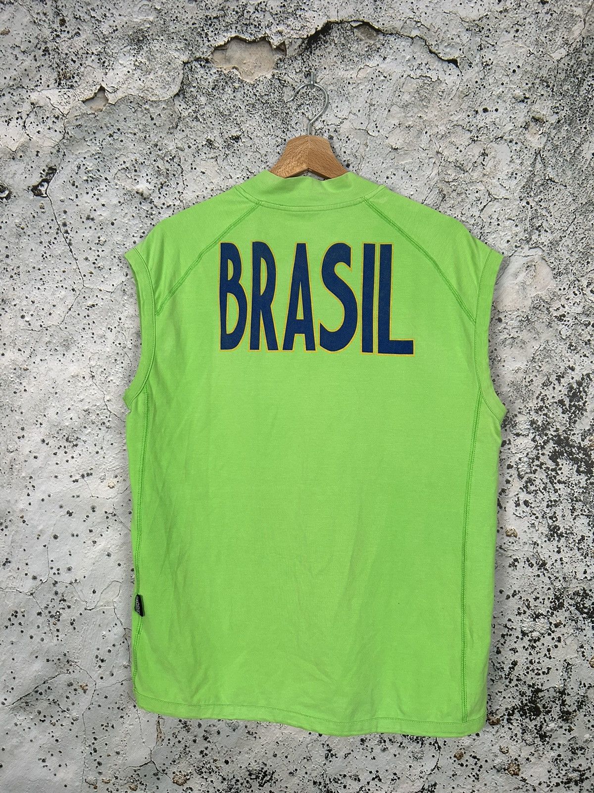 Kappa Vintage Kappa Brazil 90s Jersey Tank Top Sportswear Rare Size US M / EU 48-50 / 2 - 4 Thumbnail