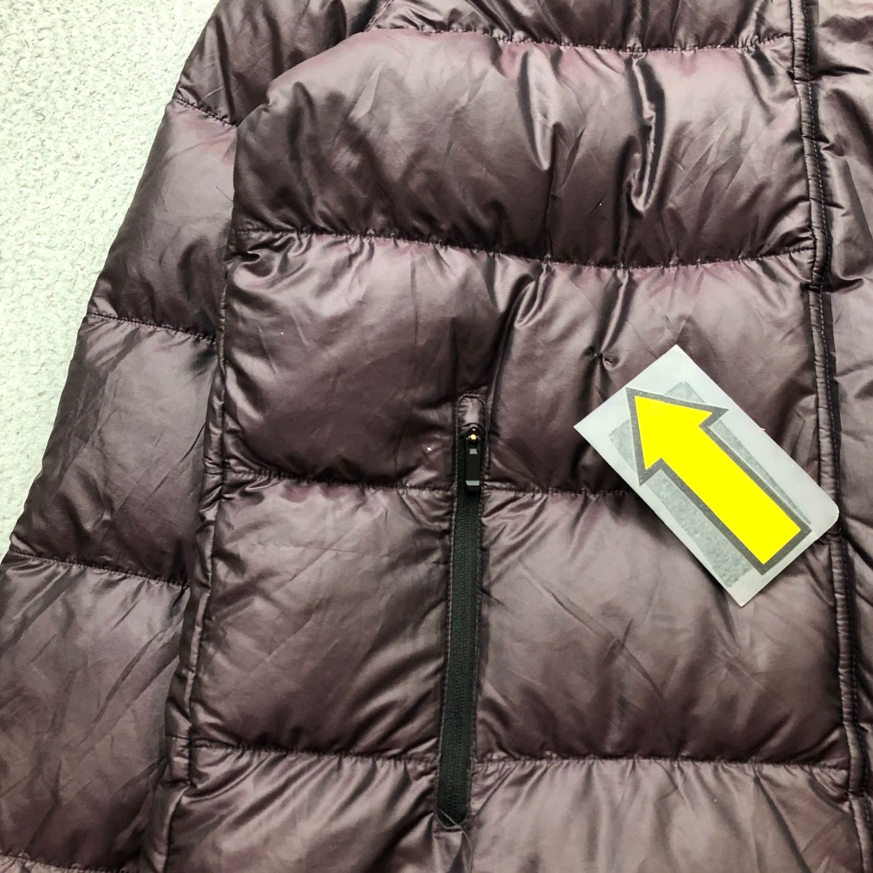 Nike Nike Sportswear Puffer Jacket Womens Large L Hooded Zip Purple Down Fill Swoosh Size L / US 10 / IT 46 - 6 Thumbnail