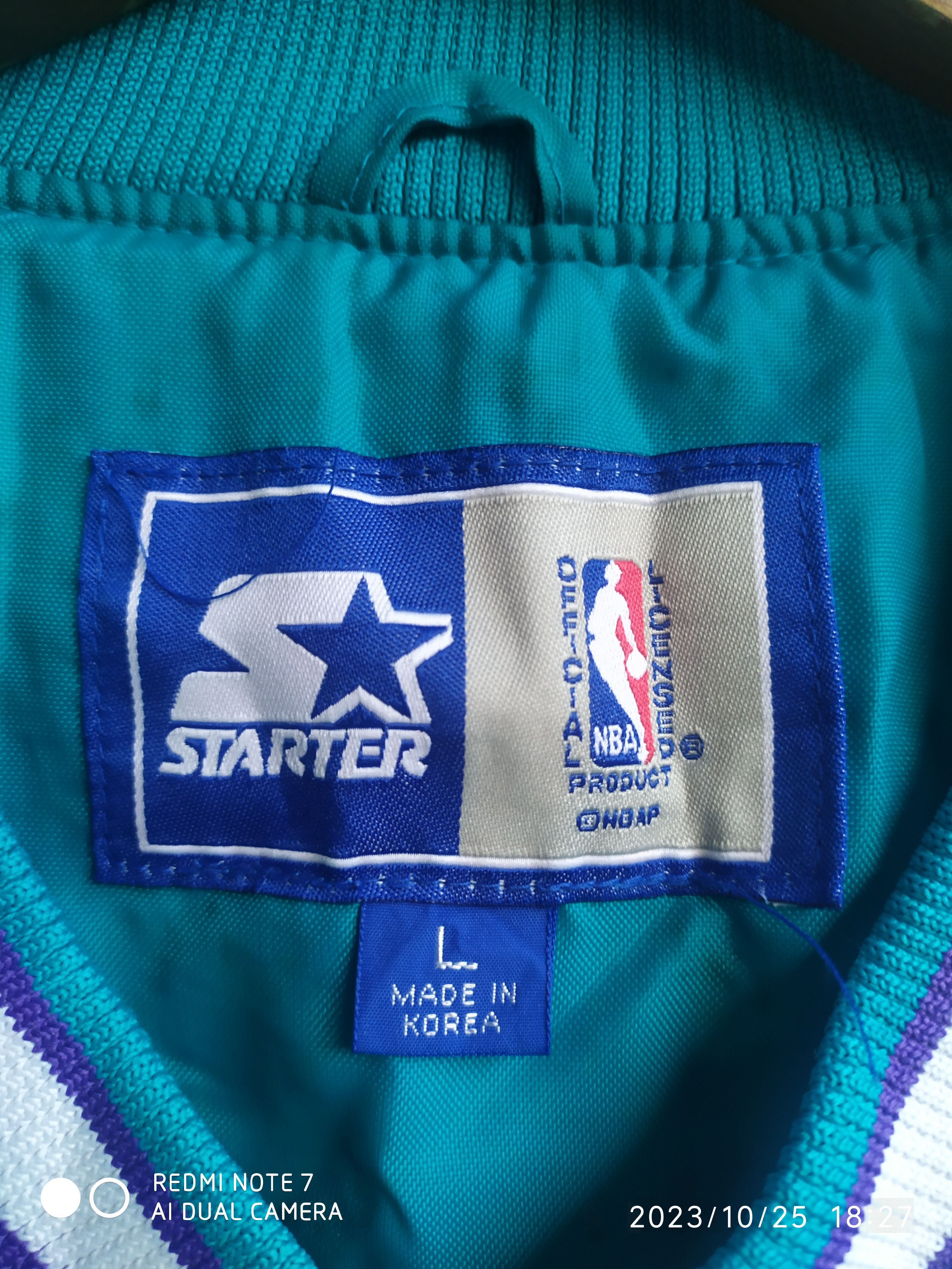 NBA Vintage Starter Charlotte Hornets NBA Size US L / EU 52-54 / 3 - 3 Thumbnail