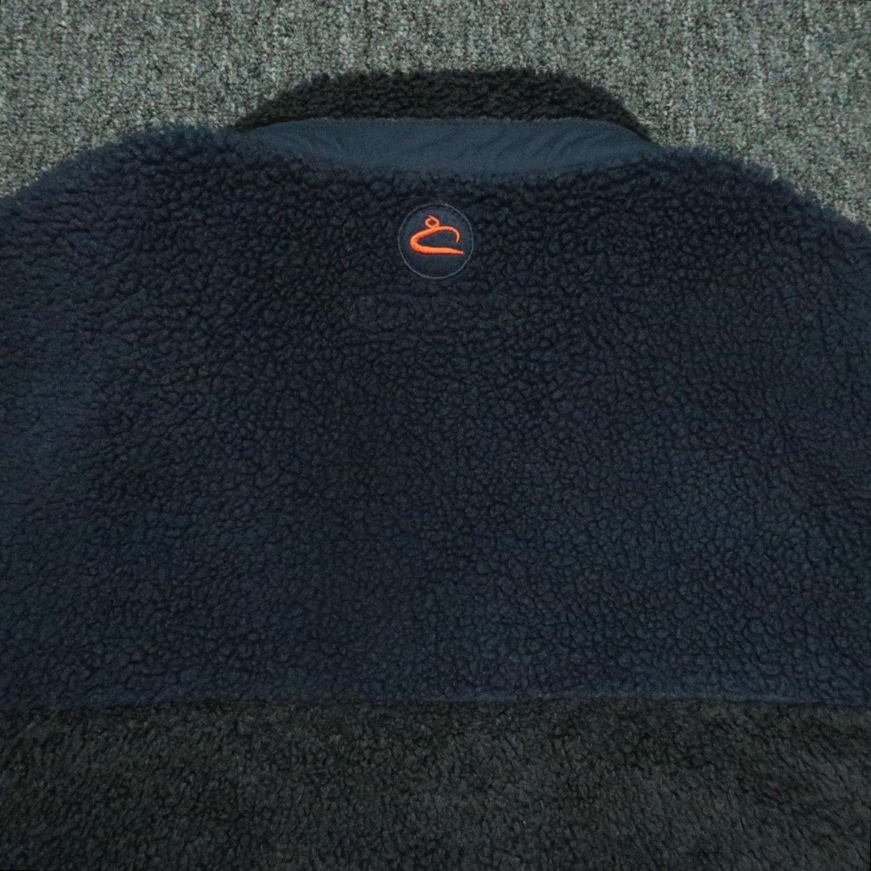 Carbon2Cobalt Carbon 2 Cobalt Jacket Mens Large Gray Full Zip Pockets Fleece Deep Pile Size US L / EU 52-54 / 3 - 5 Thumbnail